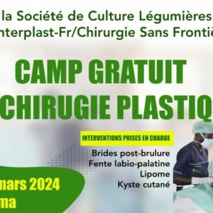 Camp gratuit de Chirurgie Plastique 2024