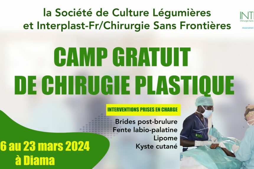 Camp gratuit de Chirurgie Plastique 2024